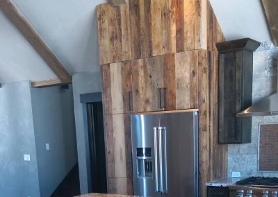 Barnwood Refrigerator Surround