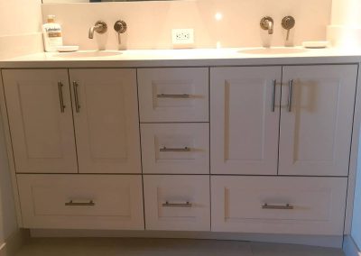 Bath and Linen Custom Paint Vanity