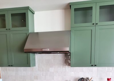 Kitchen Custom Paint Upper Cabinets