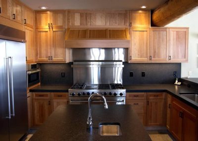 Kitchen Oiled Cherry Stove View