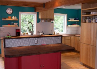 Kitchen Oiled Maple Paint Walnut Countertops View 1