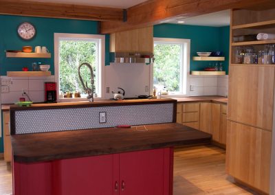 Kitchen Oiled Maple Paint Walnut Countertops View 1