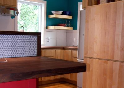 Kitchen Oiled Maple Paint Walnut Countertops View 3